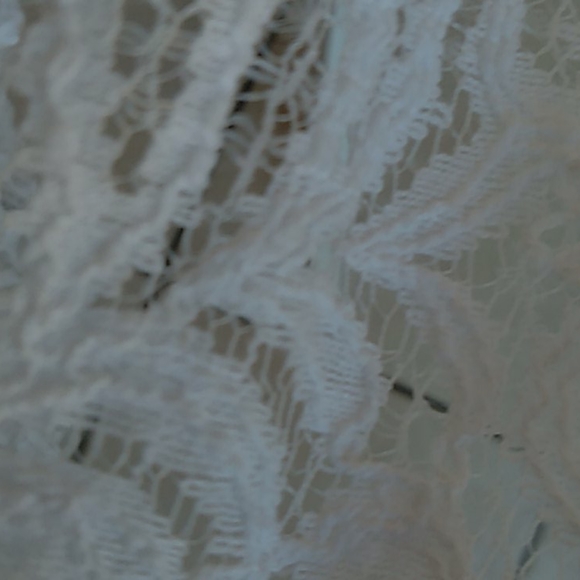 You are not alone white lace dress sz M - Picture 12 of 12